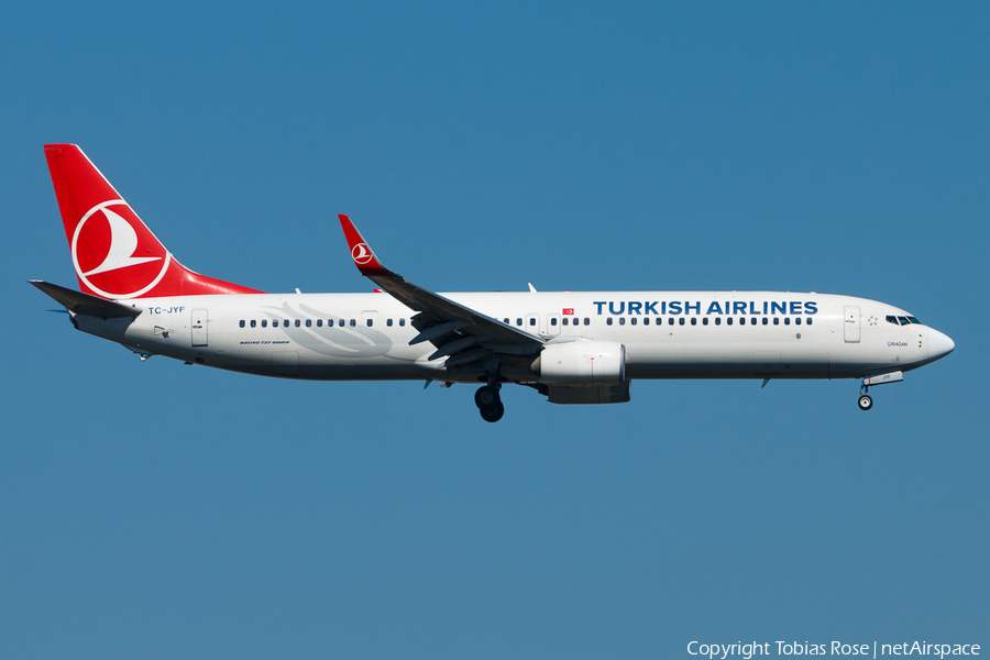Turkish Airlines Boeing 737-9F2(ER) (TC-JYF) | Photo 310680
