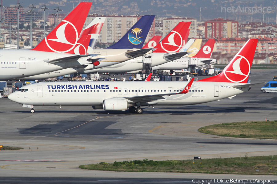 Turkish Airlines Boeing 737-9F2(ER) (TC-JYG) | Photo 44201
