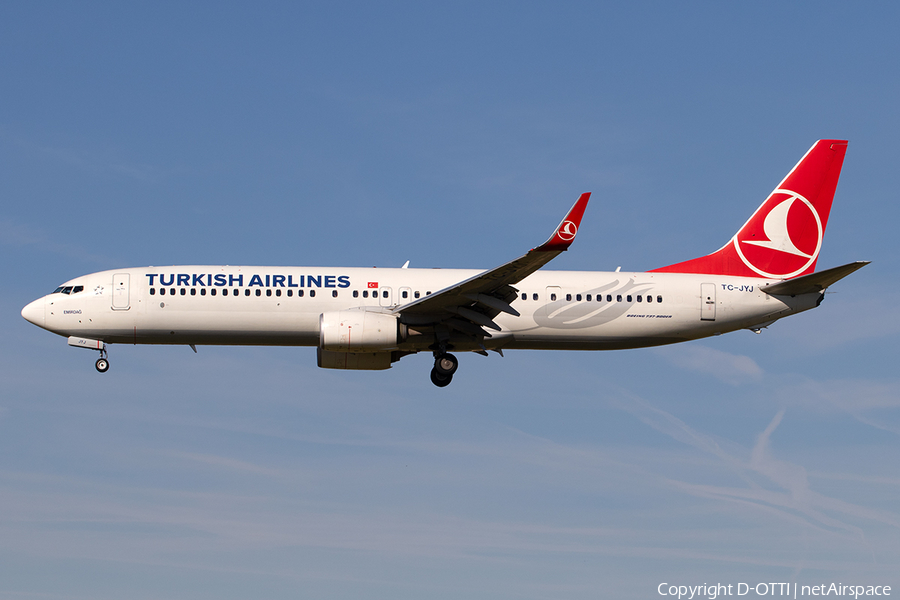 Turkish Airlines Boeing 737-9F2(ER) (TC-JYJ) | Photo 292206