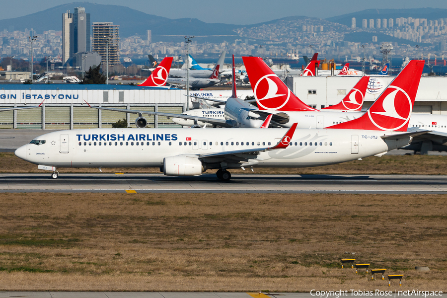 Turkish Airlines Boeing 737-9F2(ER) (TC-JYJ) | Photo 307941