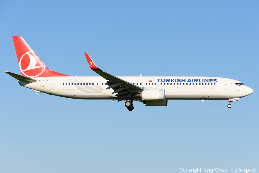Turkish Airlines Boeing 737-9F2(ER) (TC-JYL) | Photo 511167