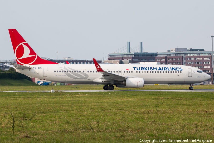Turkish Airlines Boeing 737-9F2(ER) (TC-JYL) | Photo 176232