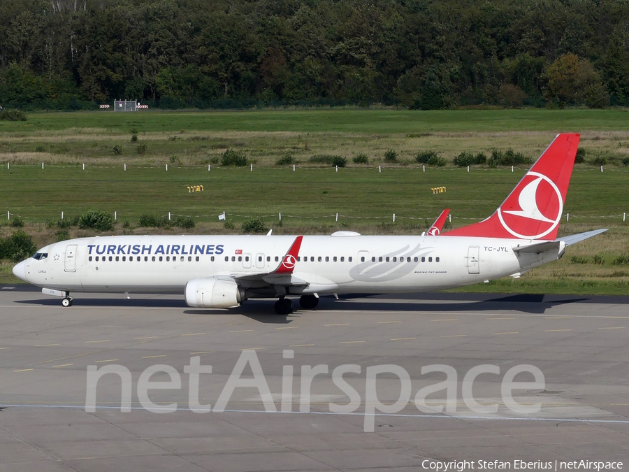 Turkish Airlines Boeing 737-9F2(ER) (TC-JYL) | Photo 593493