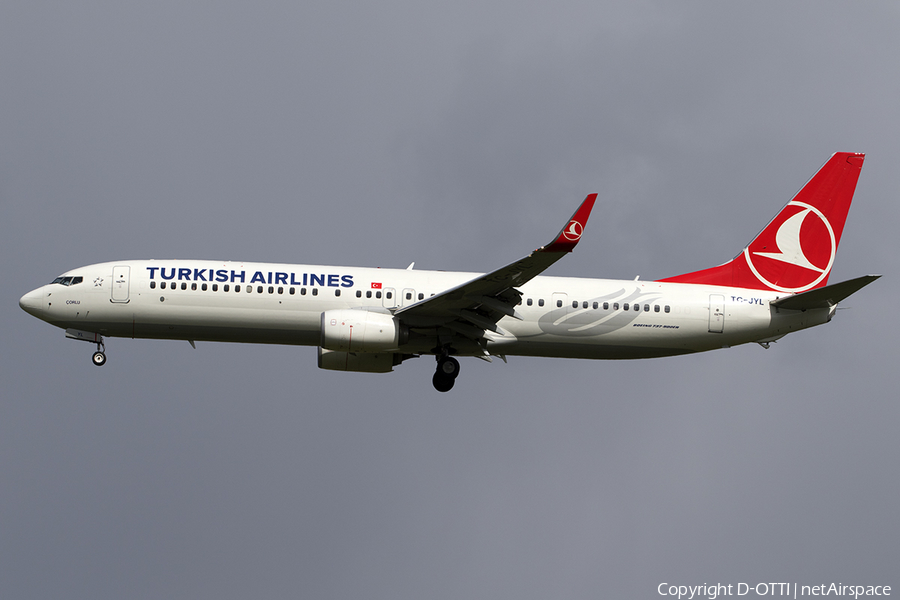 Turkish Airlines Boeing 737-9F2(ER) (TC-JYL) | Photo 551201