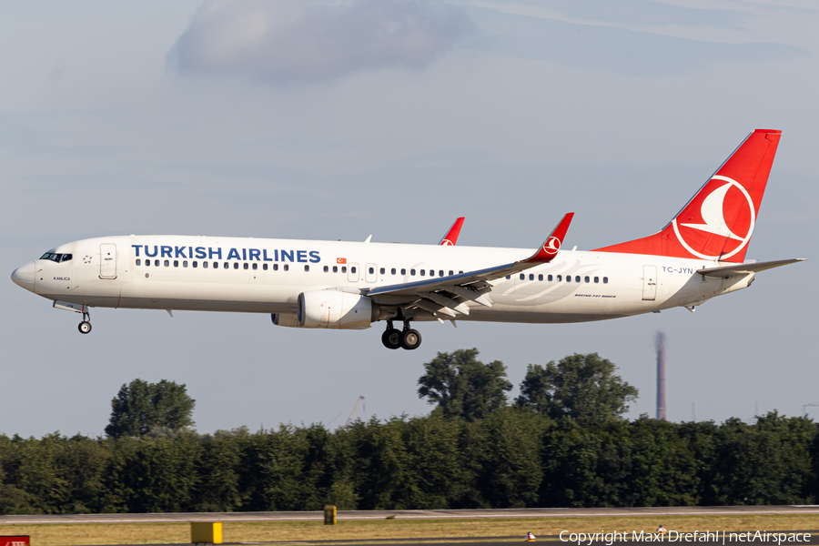 Turkish Airlines Boeing 737-9F2(ER) (TC-JYN) | Photo 513973