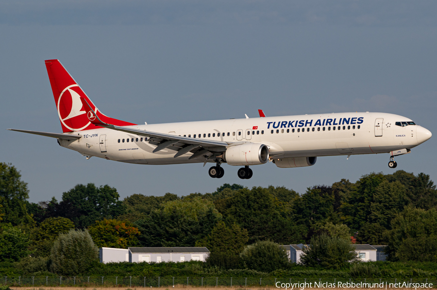 Turkish Airlines Boeing 737-9F2(ER) (TC-JYN) | Photo 397919