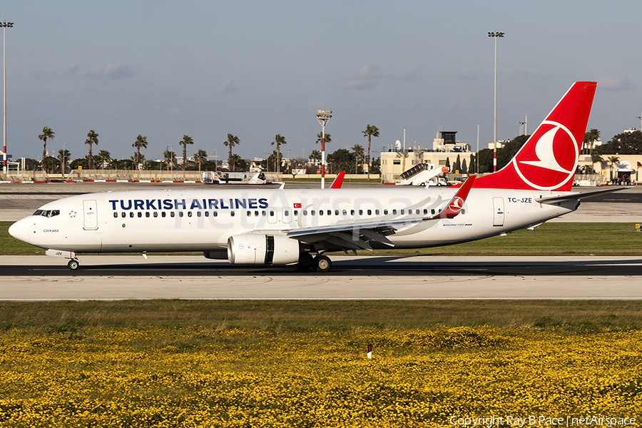 Turkish Airlines Boeing 737-8F2 (TC-JZE) | Photo 232497