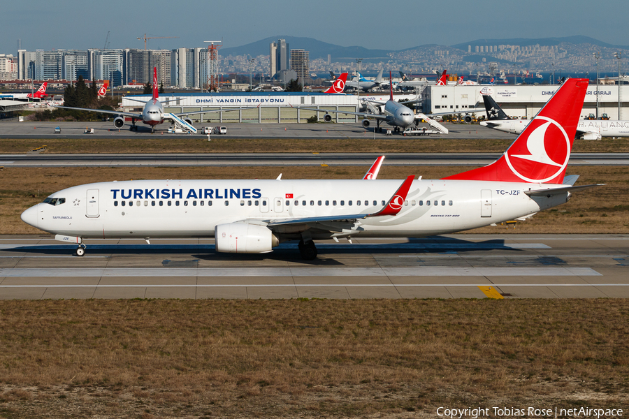 Turkish Airlines Boeing 737-8F2 (TC-JZF) | Photo 308024