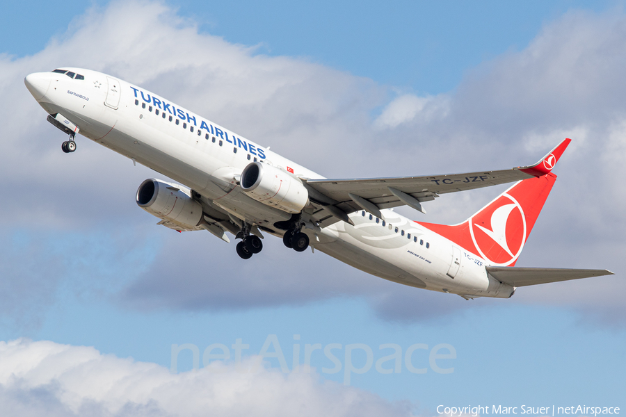 Turkish Airlines Boeing 737-8F2 (TC-JZF) | Photo 447978