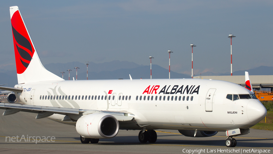 Air Albania Boeing 737-8F2 (TC-JZG) | Photo 353370