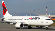 Air Albania Boeing 737-8F2 (TC-JZG) at  Milan - Malpensa, Italy