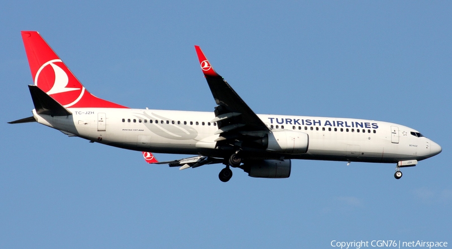 Turkish Airlines Boeing 737-8F2 (TC-JZH) | Photo 444760