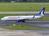 AnadoluJet Boeing 737-8AS (TC-JZV) at  Dusseldorf - International, Germany
