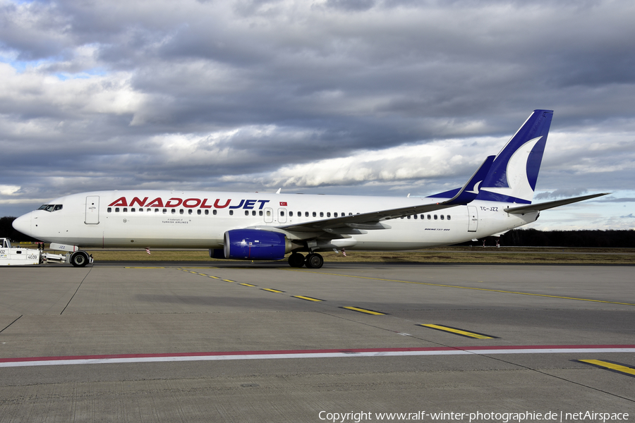 AnadoluJet Boeing 737-8KV (TC-JZZ) | Photo 533907