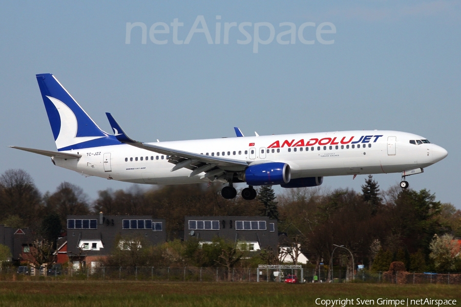 AnadoluJet Boeing 737-8KV (TC-JZZ) | Photo 505770