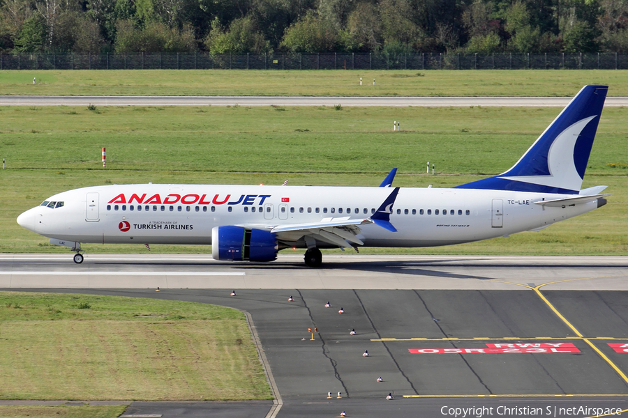 AnadoluJet Boeing 737-8 MAX (TC-LAE) | Photo 527661