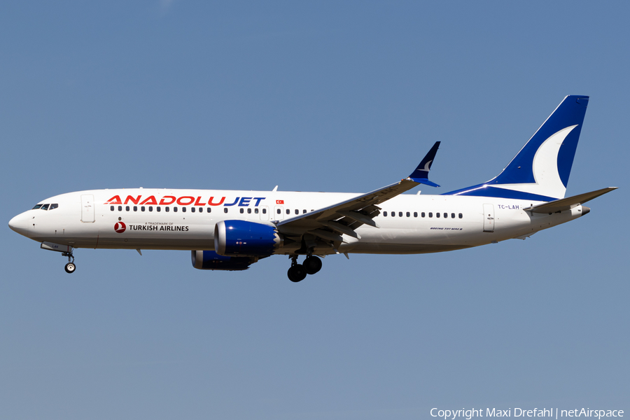 AnadoluJet Boeing 737-8 MAX (TC-LAH) | Photo 517979