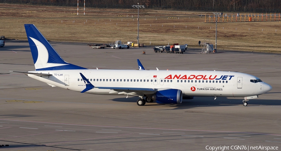 AnadoluJet Boeing 737-8 MAX (TC-LAK) | Photo 668092