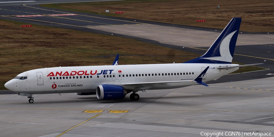AnadoluJet Boeing 737-8 MAX (TC-LAK) | Photo 671468