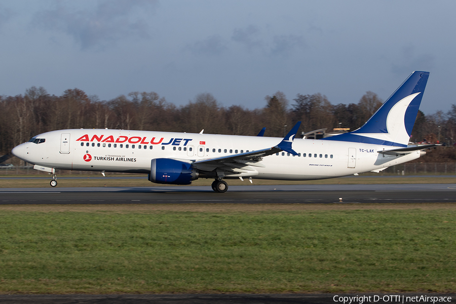 AnadoluJet Boeing 737-8 MAX (TC-LAK) | Photo 546314