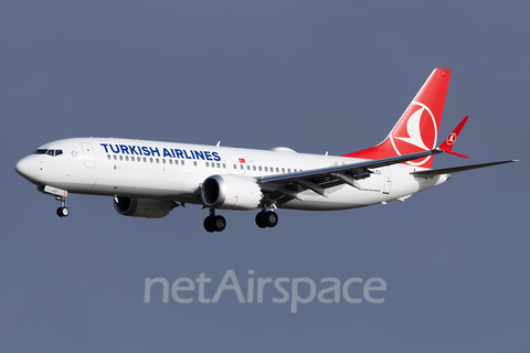 Turkish Airlines Boeing 737 MAX 8 (TC-LCI) at  Bremen, Germany