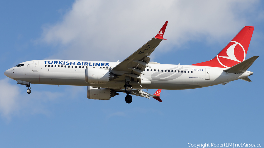 Turkish Airlines Boeing 737-8 MAX (TC-LCT) | Photo 598254