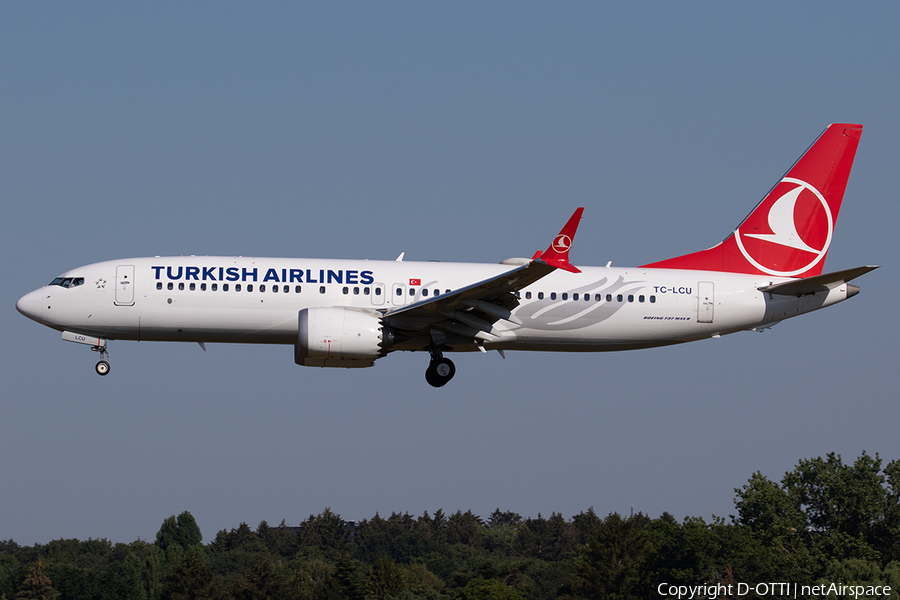 Turkish Airlines Boeing 737-8 MAX (TC-LCU) | Photo 521070