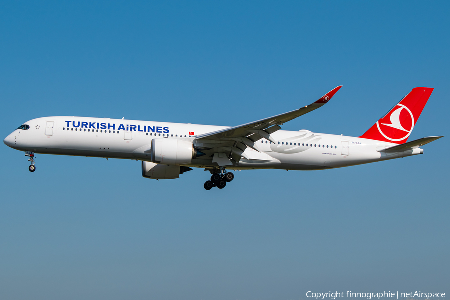 Turkish Airlines Airbus A350-941 (TC-LGA) | Photo 456016