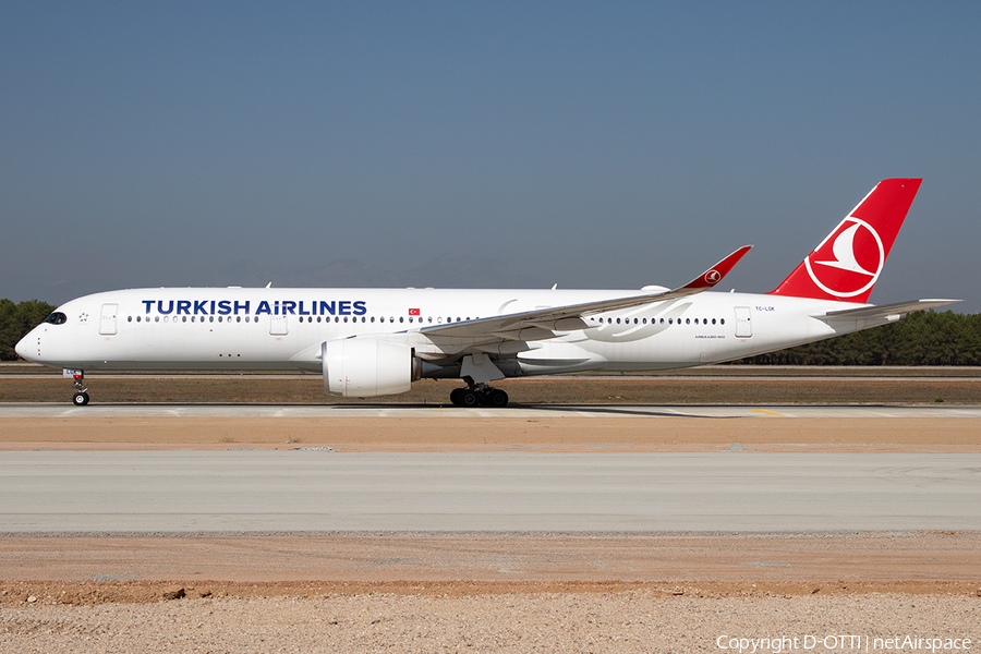 Turkish Airlines Airbus A350-941 (TC-LGK) | Photo 596643