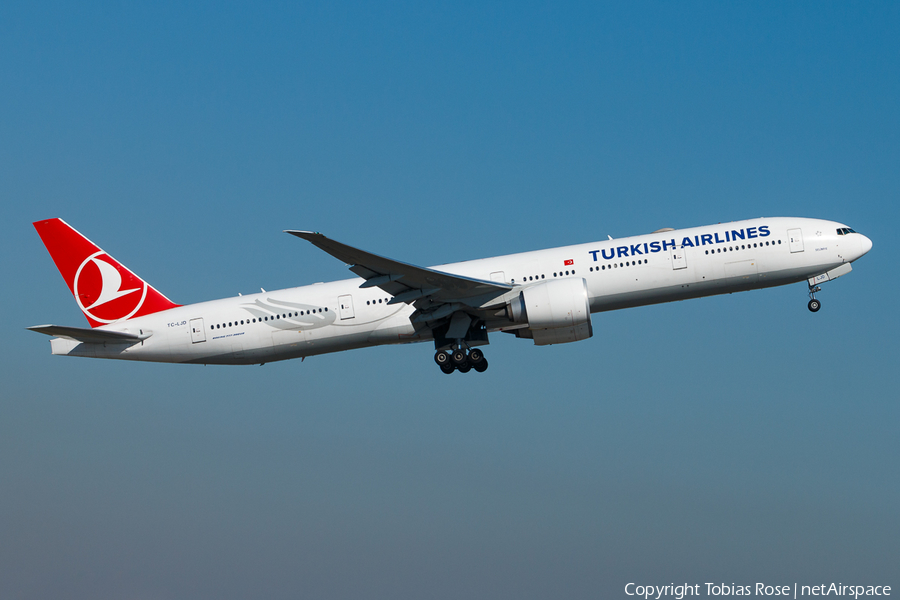 Turkish Airlines Boeing 777-3F2(ER) (TC-LJD) | Photo 312469