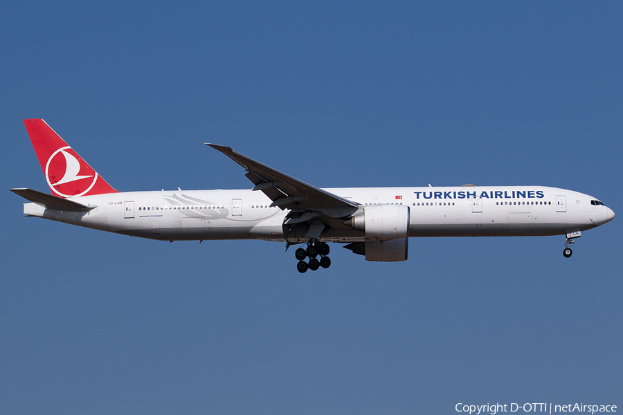 Turkish Airlines Boeing 777-3F2(ER) (TC-LJG) | Photo 641406