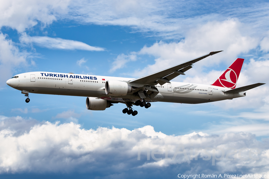 Turkish Airlines Boeing 777-3F2(ER) (TC-LJG) | Photo 413882
