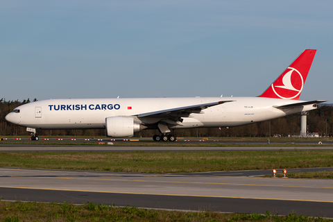 Turkish Cargo Boeing 777-FF2 (TC-LJS) at  Frankfurt am Main, Germany