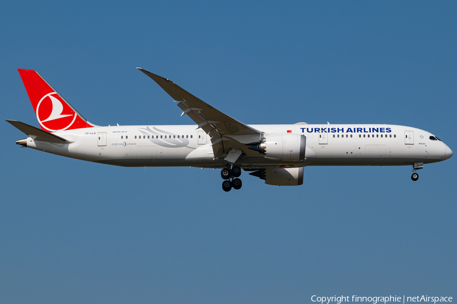 Turkish Airlines Boeing 787-9 Dreamliner (TC-LLA) | Photo 500336