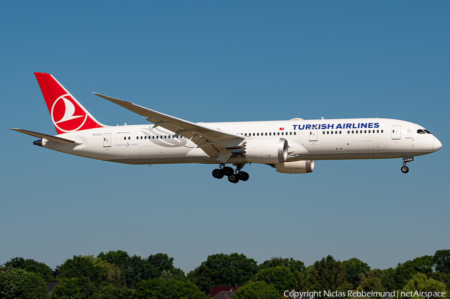 Turkish Airlines Boeing 787-9 Dreamliner (TC-LLA) | Photo 389469