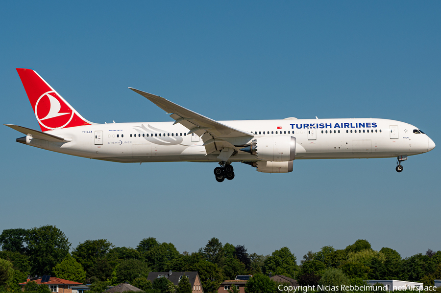 Turkish Airlines Boeing 787-9 Dreamliner (TC-LLA) | Photo 389470