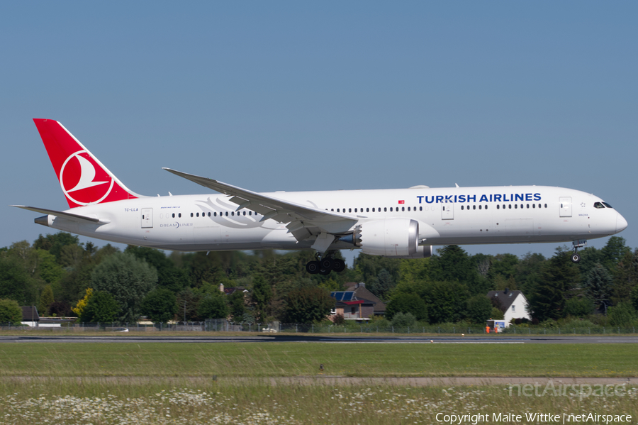 Turkish Airlines Boeing 787-9 Dreamliner (TC-LLA) | Photo 394723