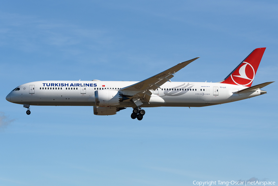 Turkish Airlines Boeing 787-9 Dreamliner (TC-LLC) | Photo 393927