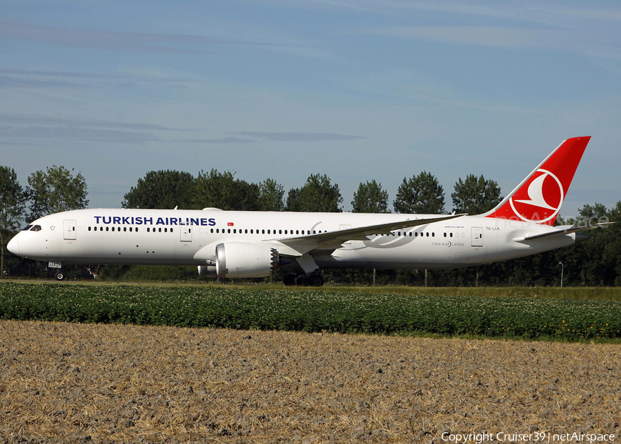 Turkish Airlines Boeing 787-9 Dreamliner (TC-LLK) | Photo 409059