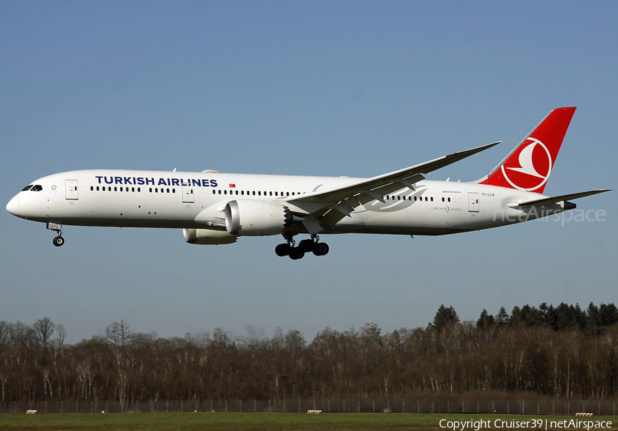 Turkish Airlines Boeing 787-9 Dreamliner (TC-LLO) | Photo 518713