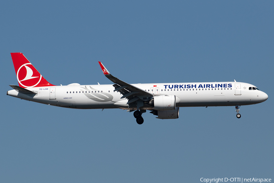 Turkish Airlines Airbus A321-271NX (TC-LSD) | Photo 309366
