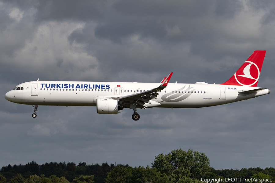 Turkish Airlines Airbus A321-271NX (TC-LSK) | Photo 393807