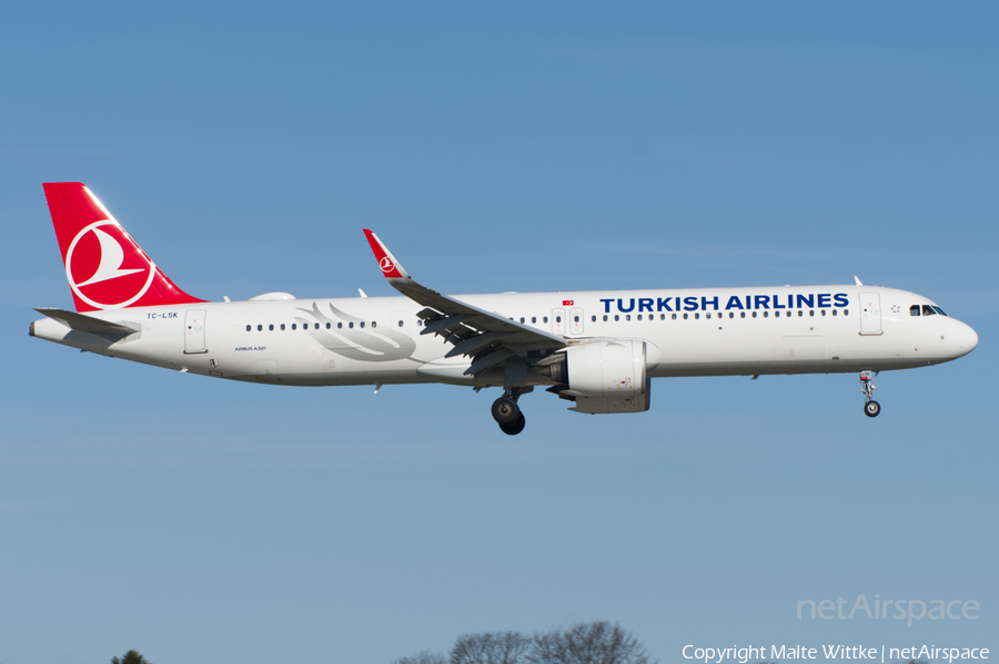 Turkish Airlines Airbus A321-271NX (TC-LSK) | Photo 440749