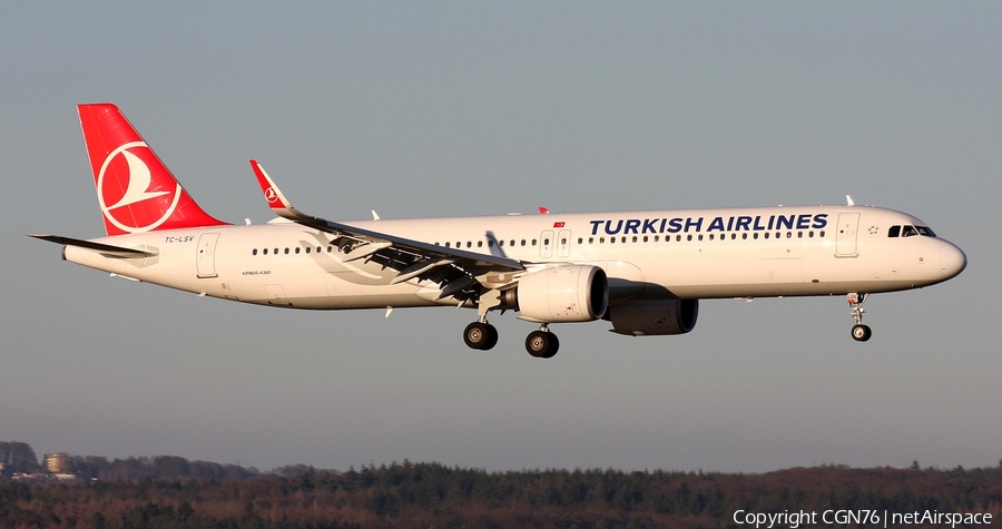Turkish Airlines Airbus A321-271NX (TC-LSV) | Photo 433525