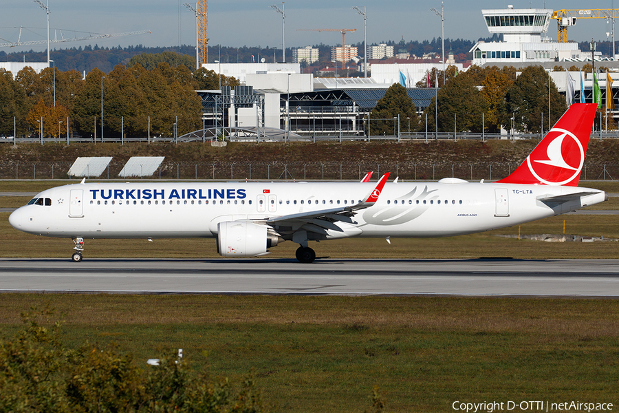 Turkish Airlines Airbus A321-271NX (TC-LTA) | Photo 483726