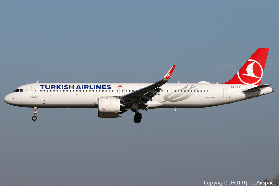 Turkish Airlines Airbus A321-271NX (TC-LTB) | Photo 439447