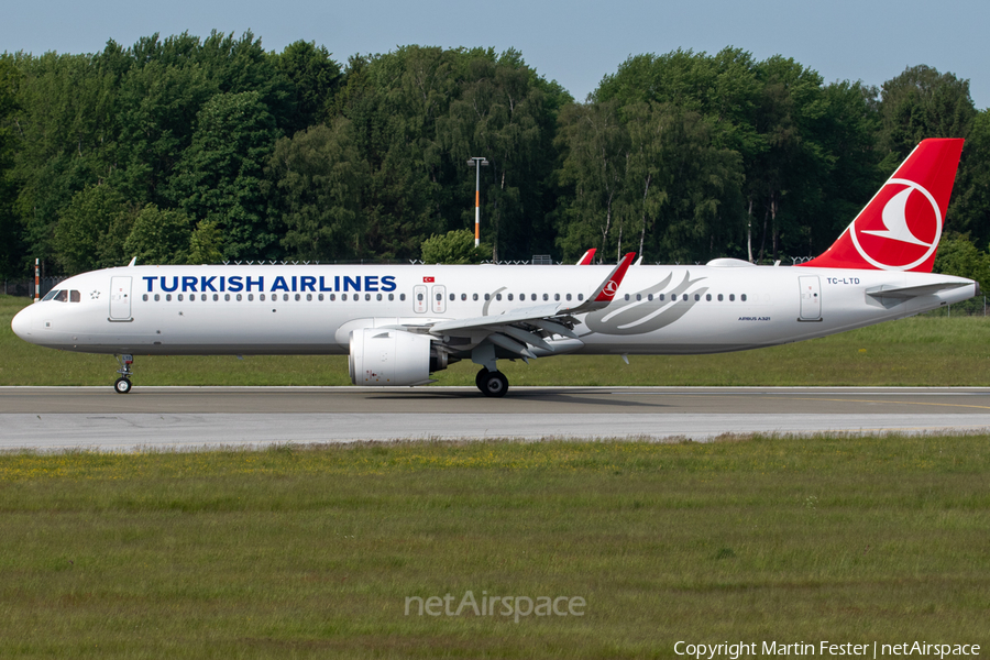 Turkish Airlines Airbus A321-271NX (TC-LTD) | Photo 451467