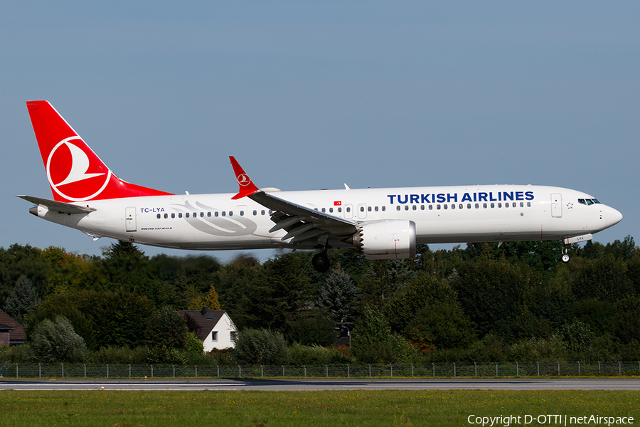 Turkish Airlines Boeing 737-9 MAX (TC-LYA) | Photo 469108