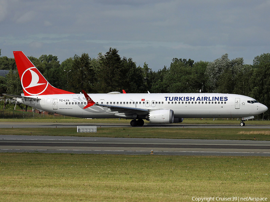 Turkish Airlines Boeing 737-9 MAX (TC-LYA) | Photo 533791