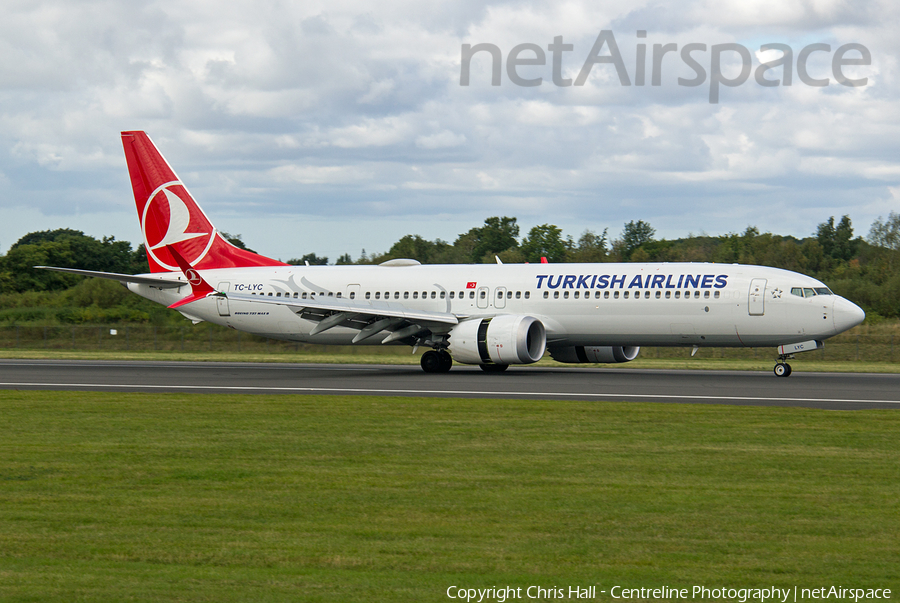 Turkish Airlines Boeing 737-9 MAX (TC-LYC) | Photo 527059